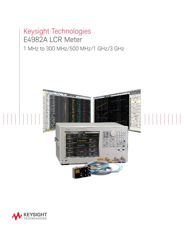 E4982A LCR Meter PDF Asset Page Keysight